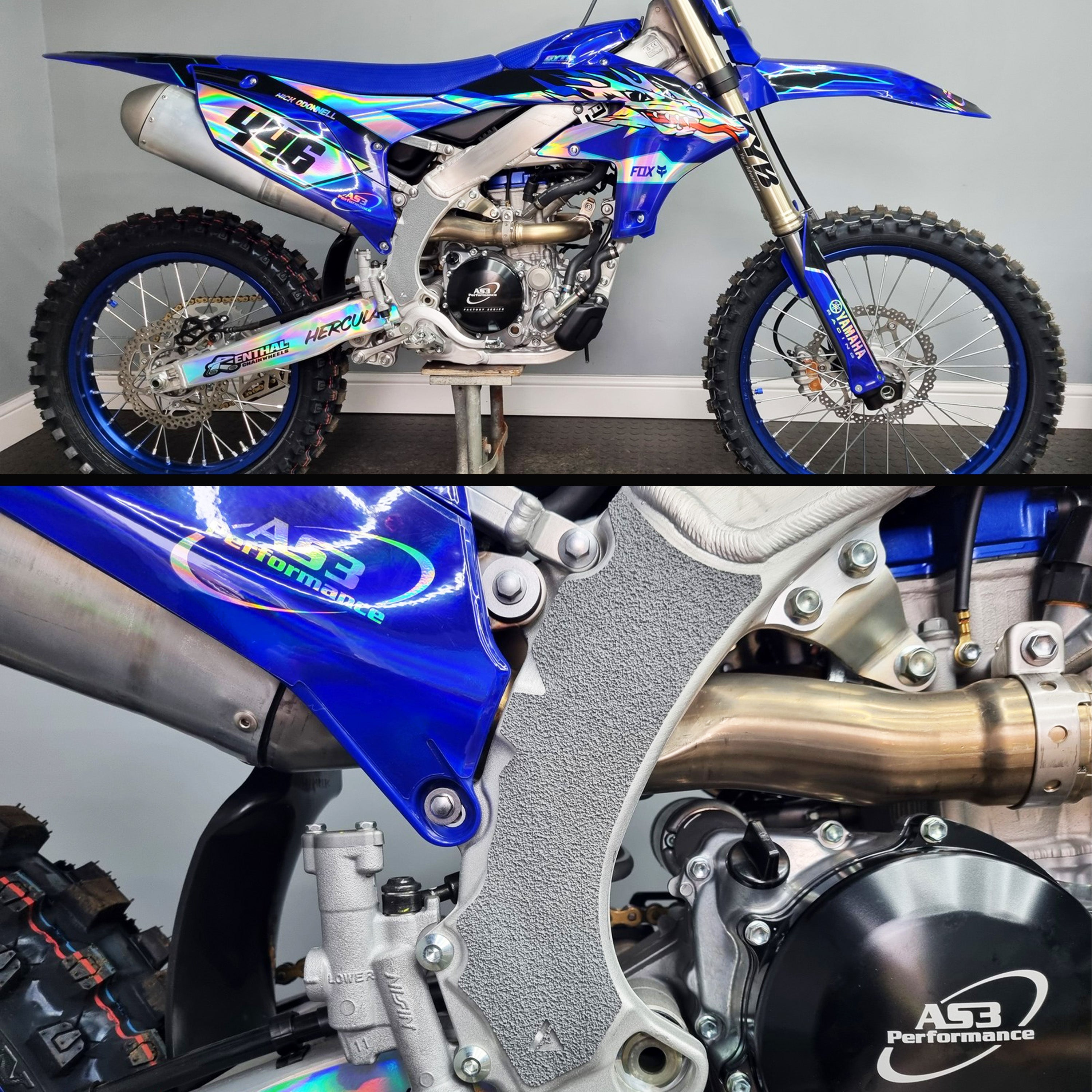 Yamaha YZ250F Grip Tape | Rubberized Frame Tape | Adrenaline Addicts